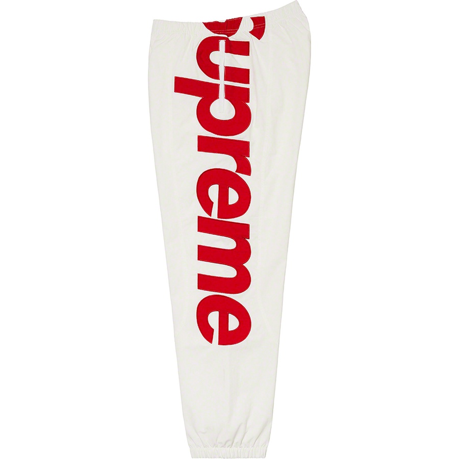 Supreme Spellout Track Pant (SS21) - White - $138