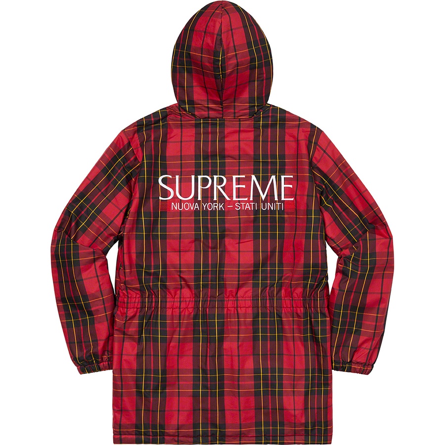 Supreme Polartec Lined Sideline Parka (SS21) - Tartan - $218