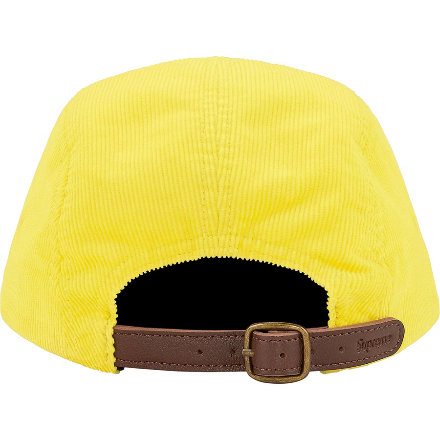 Supreme Fine Wale Corduroy Camp Cap (SS21) - Yellow - $56