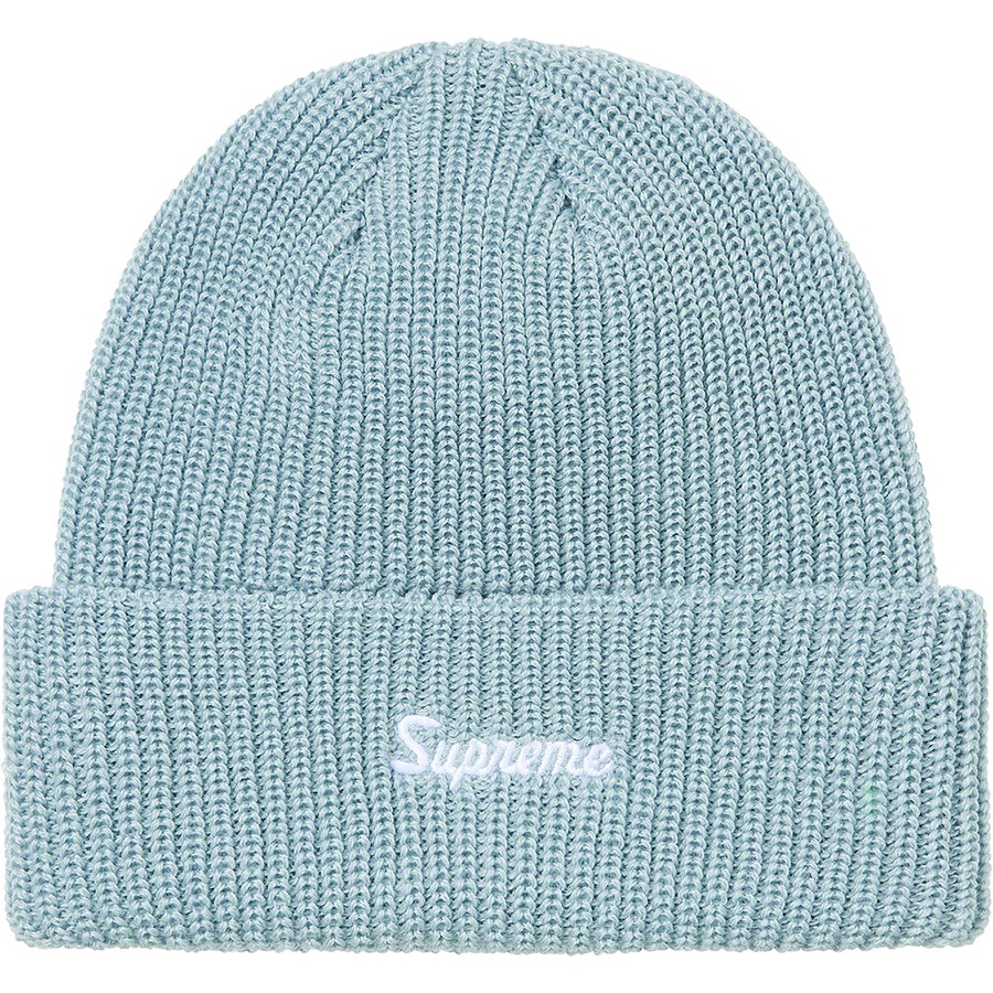 Supreme Loose Gauge Beanie (SS21) - Light Blue - $32