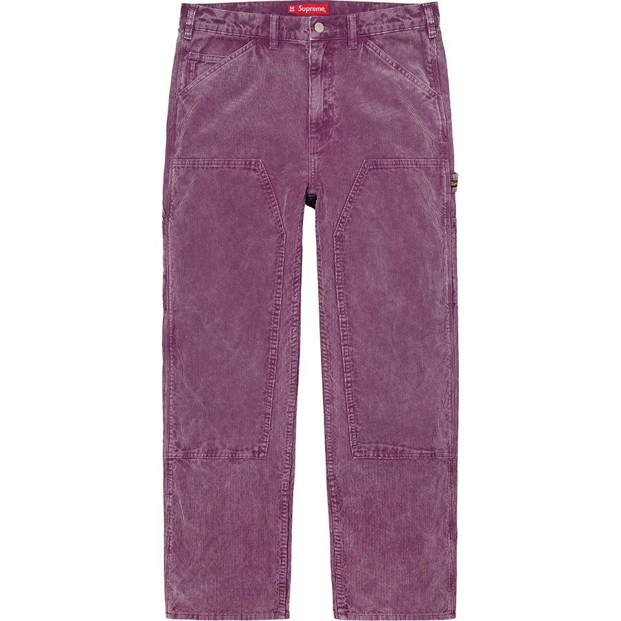 Supreme Double Knee Corduroy Painter Pant (SS21) - Purple - $148