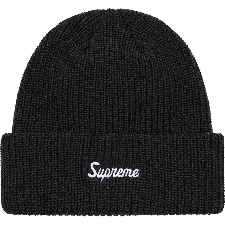 Supreme Loose Gauge Beanie (SS21) - Black - $32