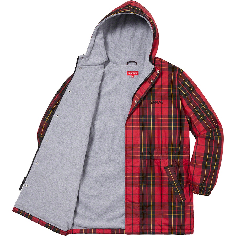 Supreme Polartec Lined Sideline Parka (SS21) - Tartan - $218