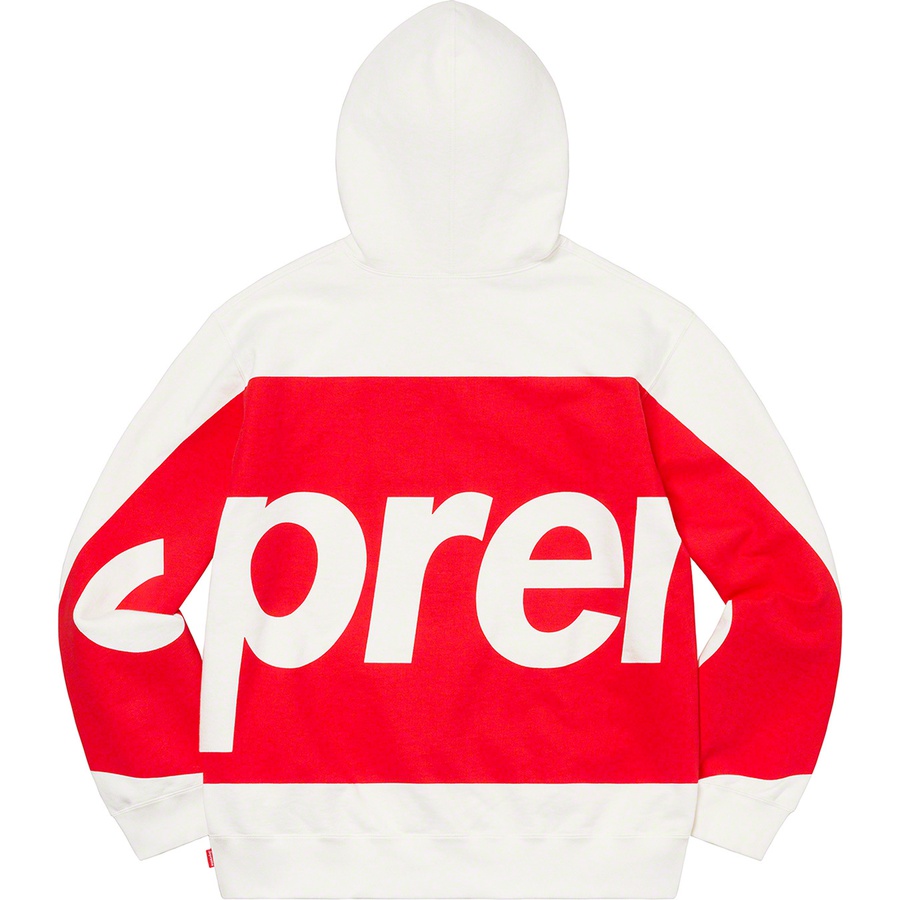 Supreme Big Logo Hooded Sweatshirt (SS21) - White - $158