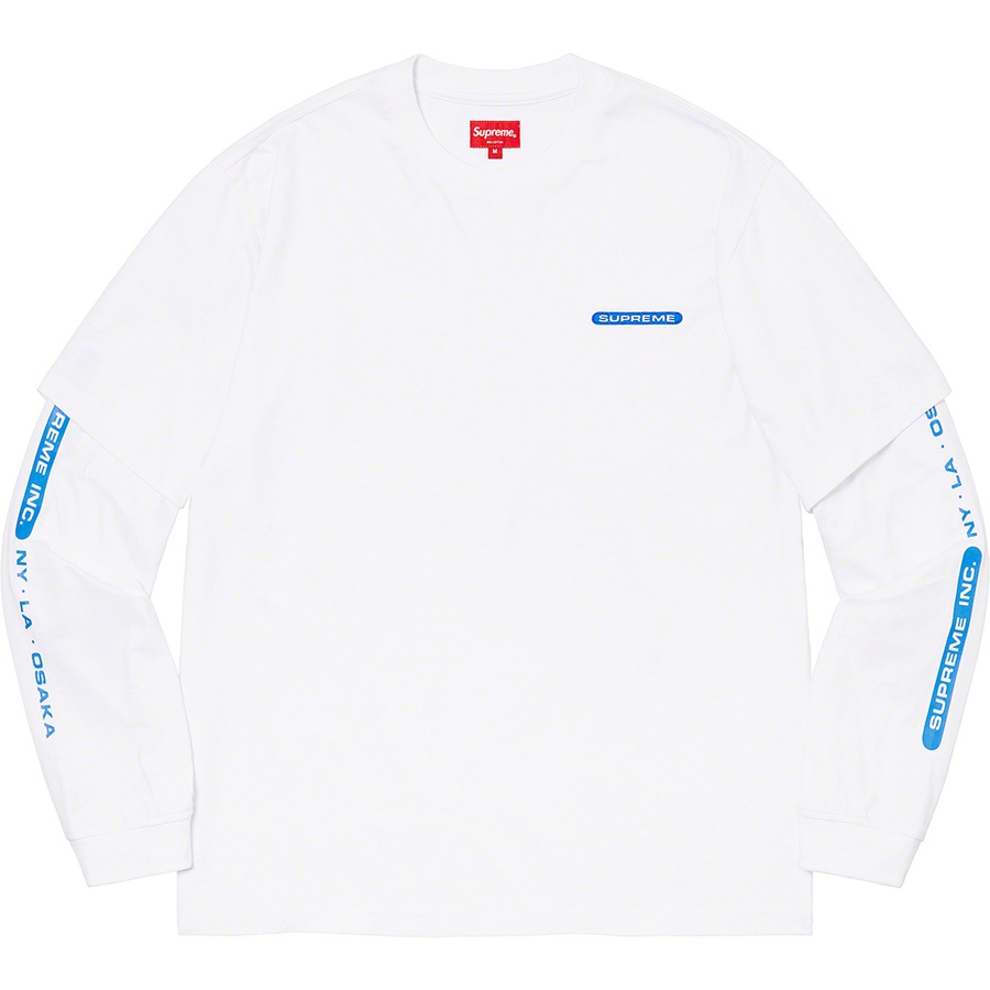 Supreme Supreme Inc. Paneled L S Top (SS21) - White - $88