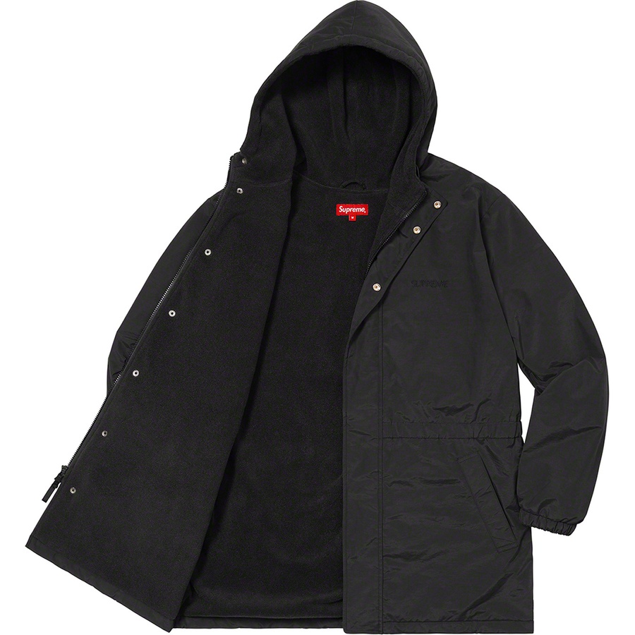 Supreme Polartec Lined Sideline Parka (SS21) - Black - $218
