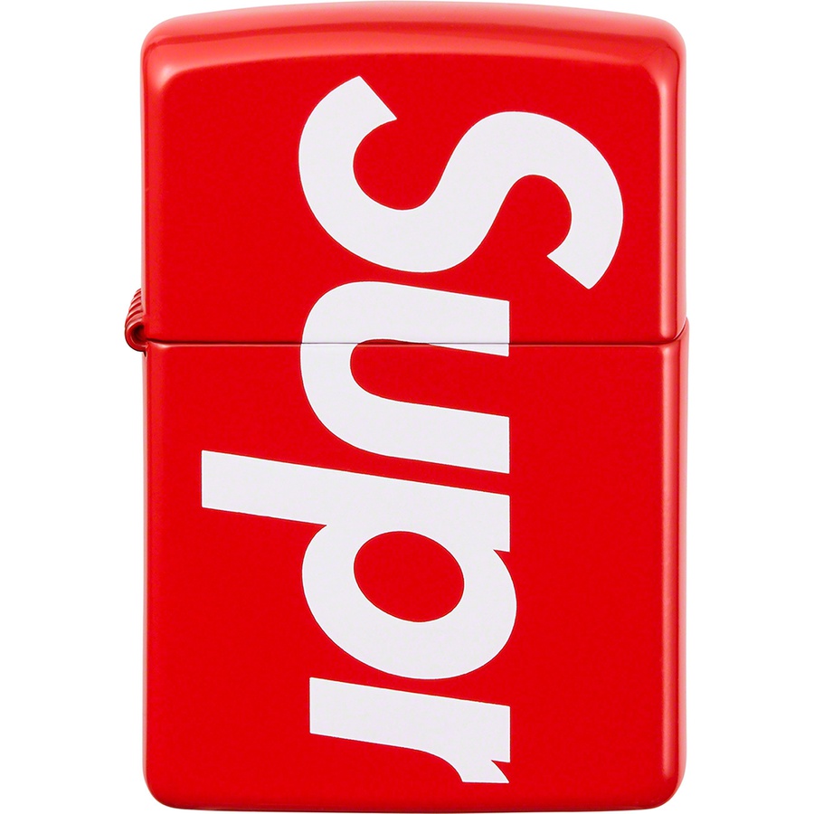 Supreme Logo Zippo (SS21) - Red - $48