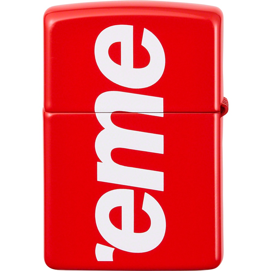 Supreme Logo Zippo (SS21) - Red - $48