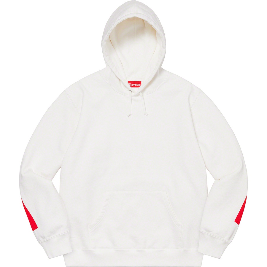 Supreme Big Logo Hooded Sweatshirt (SS21) - White - $158
