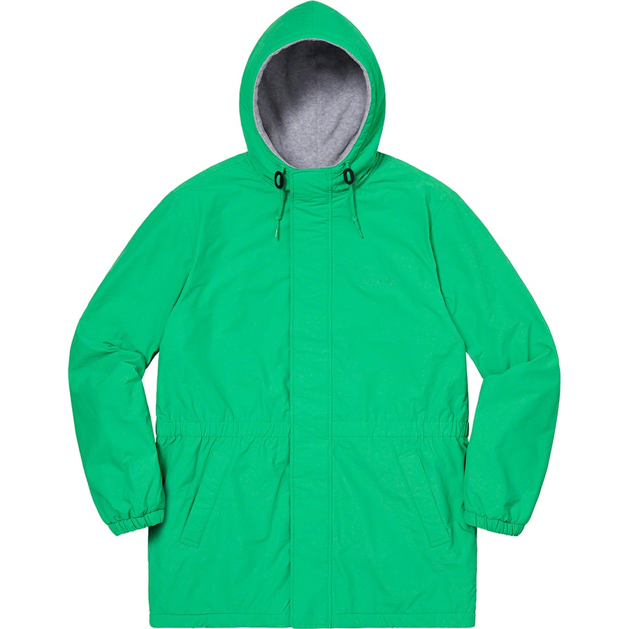 Supreme Polartec Lined Sideline Parka (SS21) - Green - $218