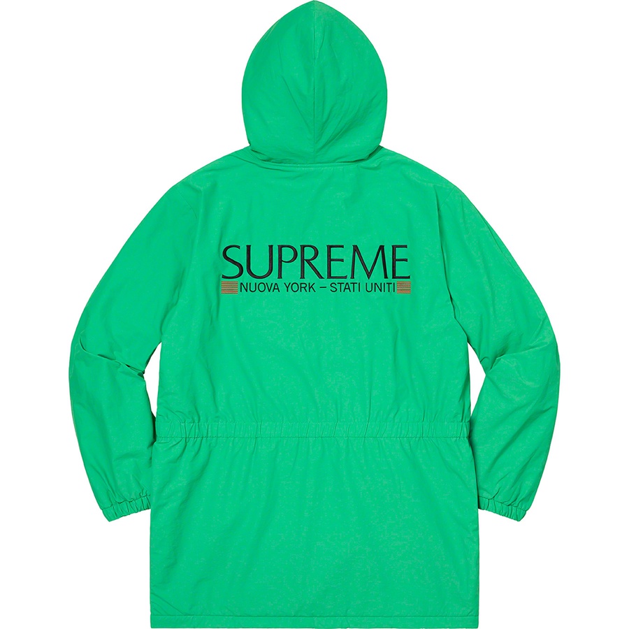 Supreme Polartec Lined Sideline Parka (SS21) - Green - $218