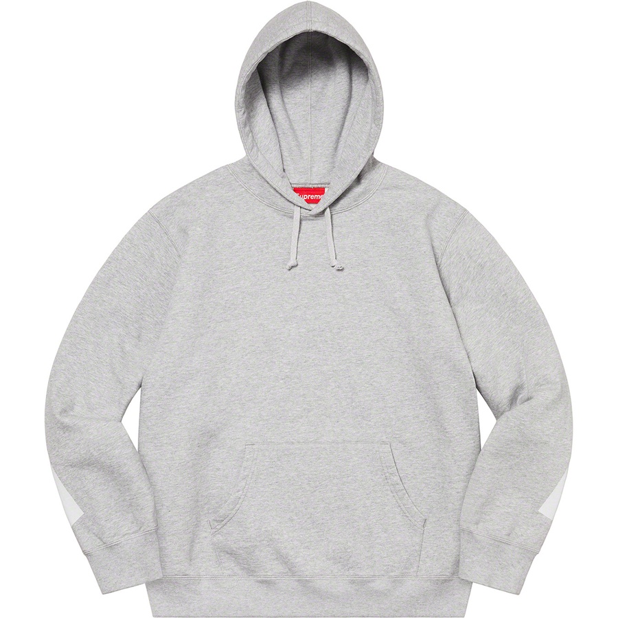 Supreme Big Logo Hooded Sweatshirt (SS21) - Heather Grey - $158