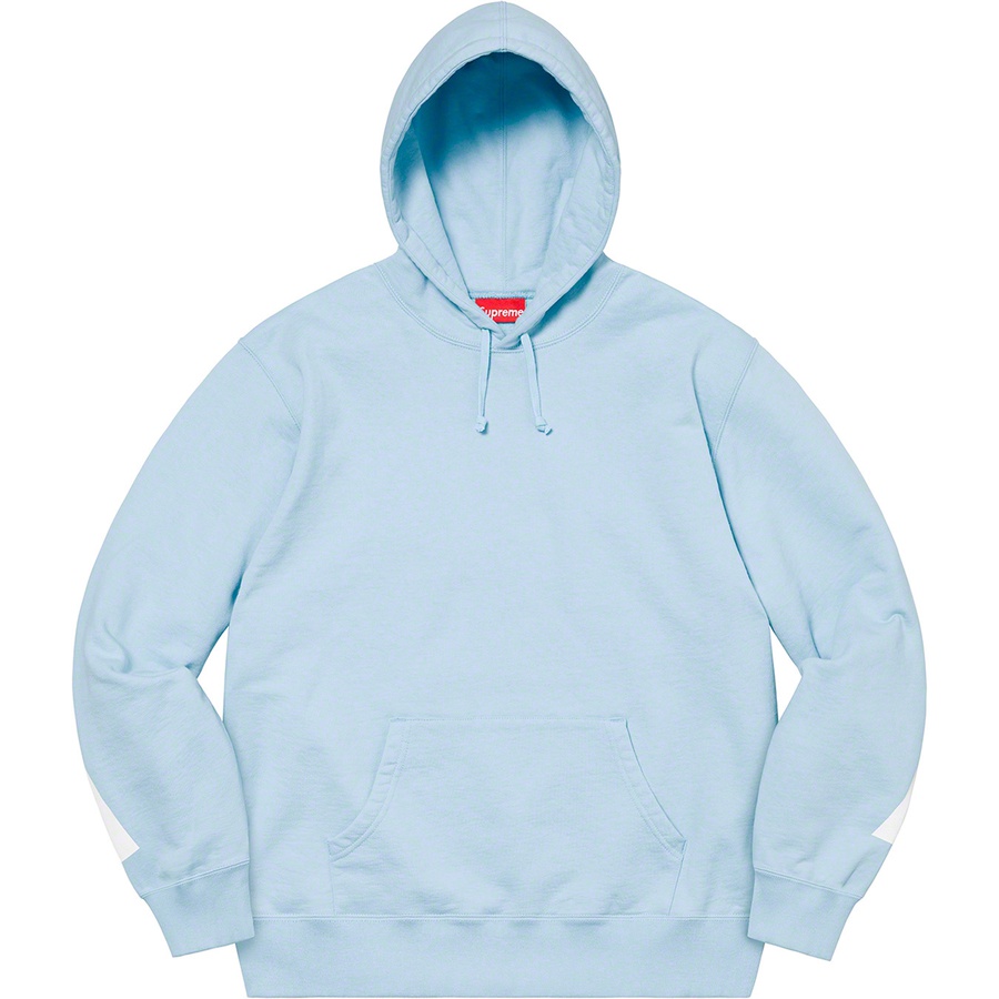 Supreme Big Logo Hooded Sweatshirt (SS21) - Light Blue - $158