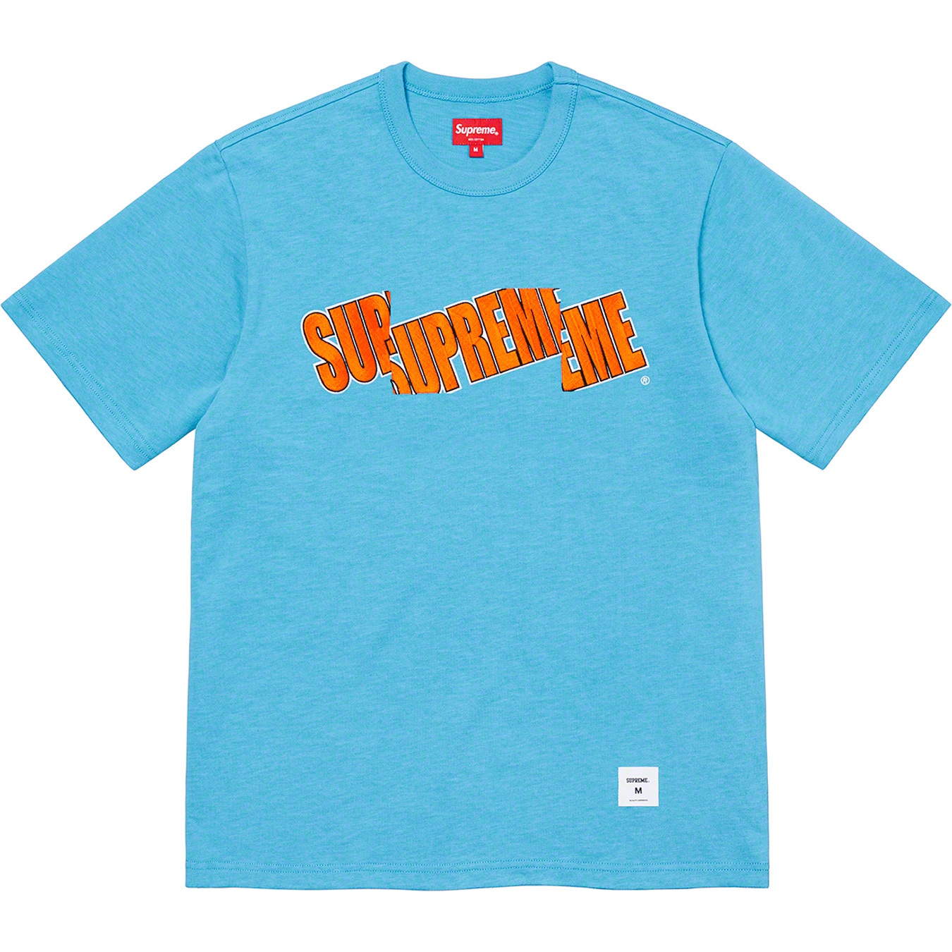 Supreme Cut Logo S S Top (SS21) - Bright Blue - $88