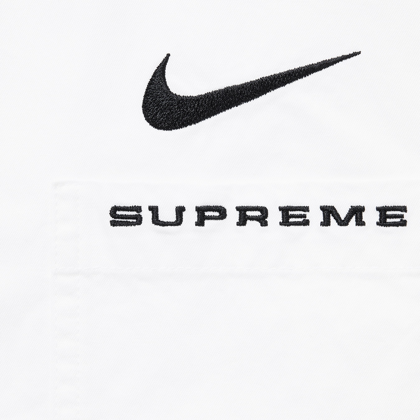 Supreme Supreme Nike Cotton Twill Shirt (SS21) - White - $128