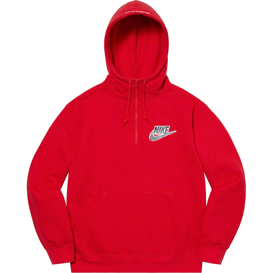 Supreme Supreme Nike Half Zip Hooded Sweatshirt (SS21) - Red - $148