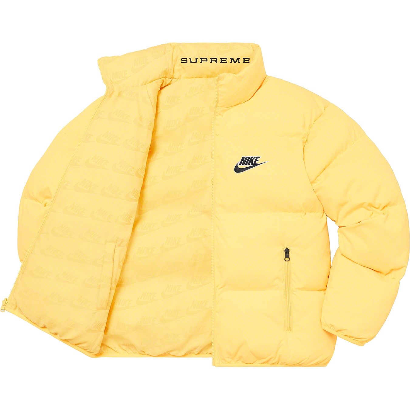 Supreme Supreme Nike Reversible Puffy Jacket (SS21) - Pale Yellow - $258