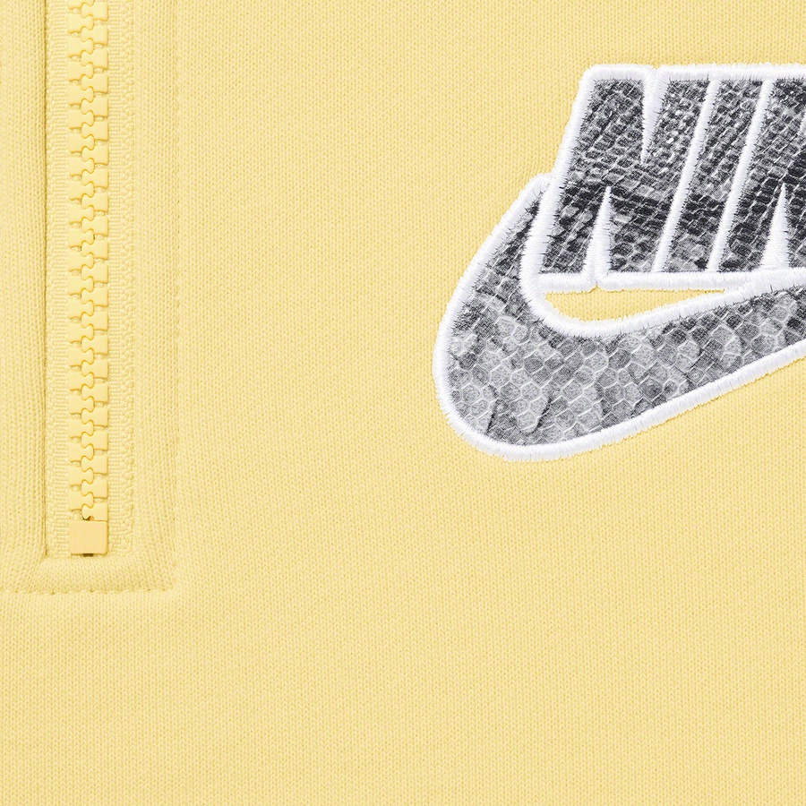 Supreme Supreme Nike Half Zip Hooded Sweatshirt (SS21) - Pale Yellow - $148