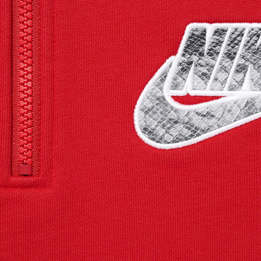 Supreme Supreme Nike Half Zip Hooded Sweatshirt (SS21) - Red - $148