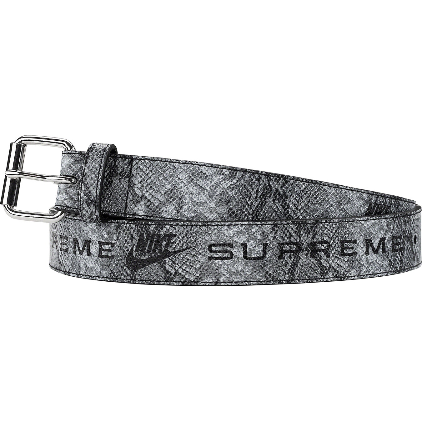 Supreme Supreme Nike Snakeskin Belt (SS21) - Black - $98