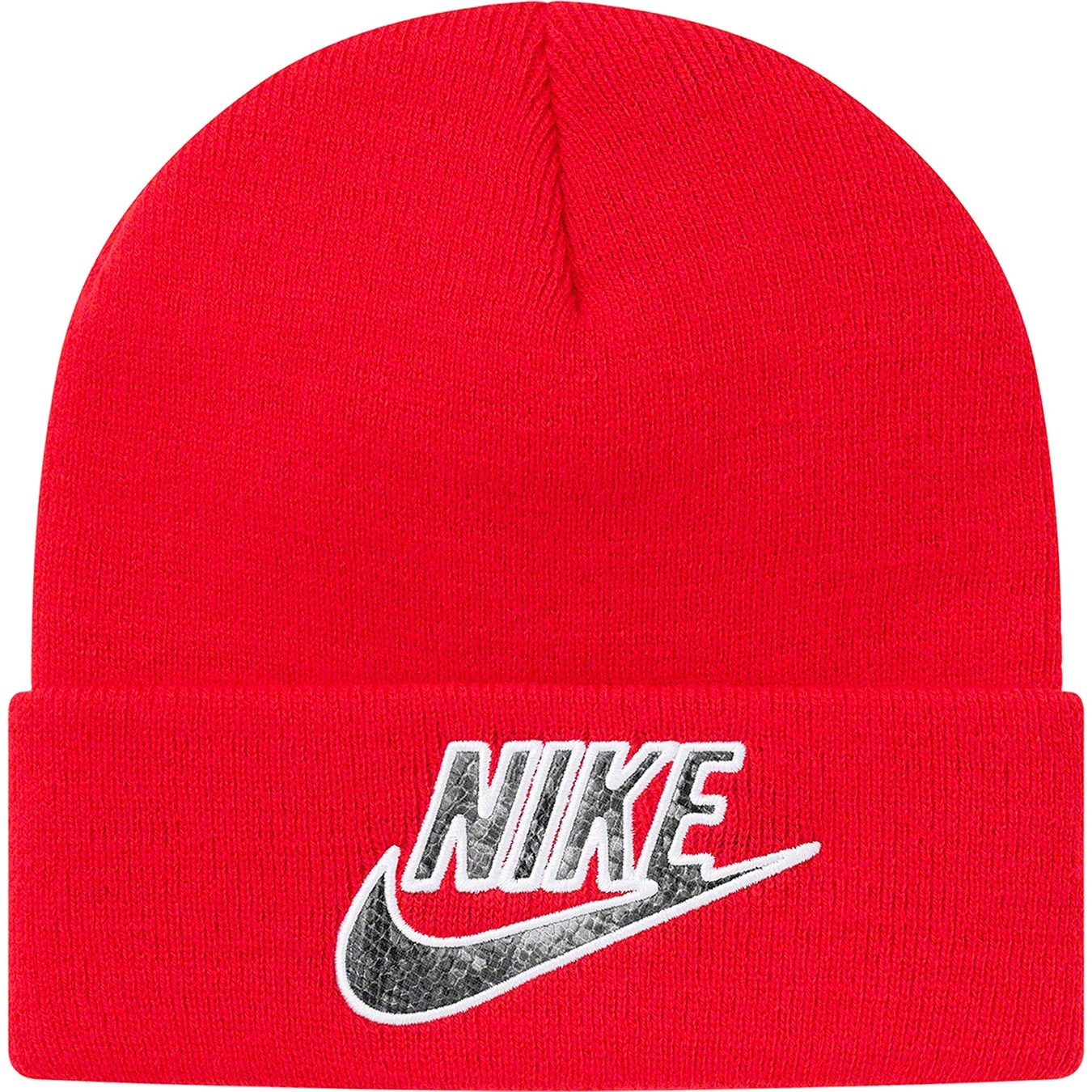 Supreme Supreme Nike Snakeskin Beanie (SS21) - Red - $38
