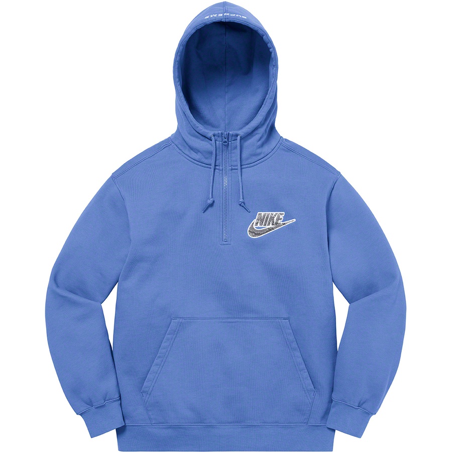 Supreme Supreme Nike Half Zip Hooded Sweatshirt (SS21) - Blue - $148