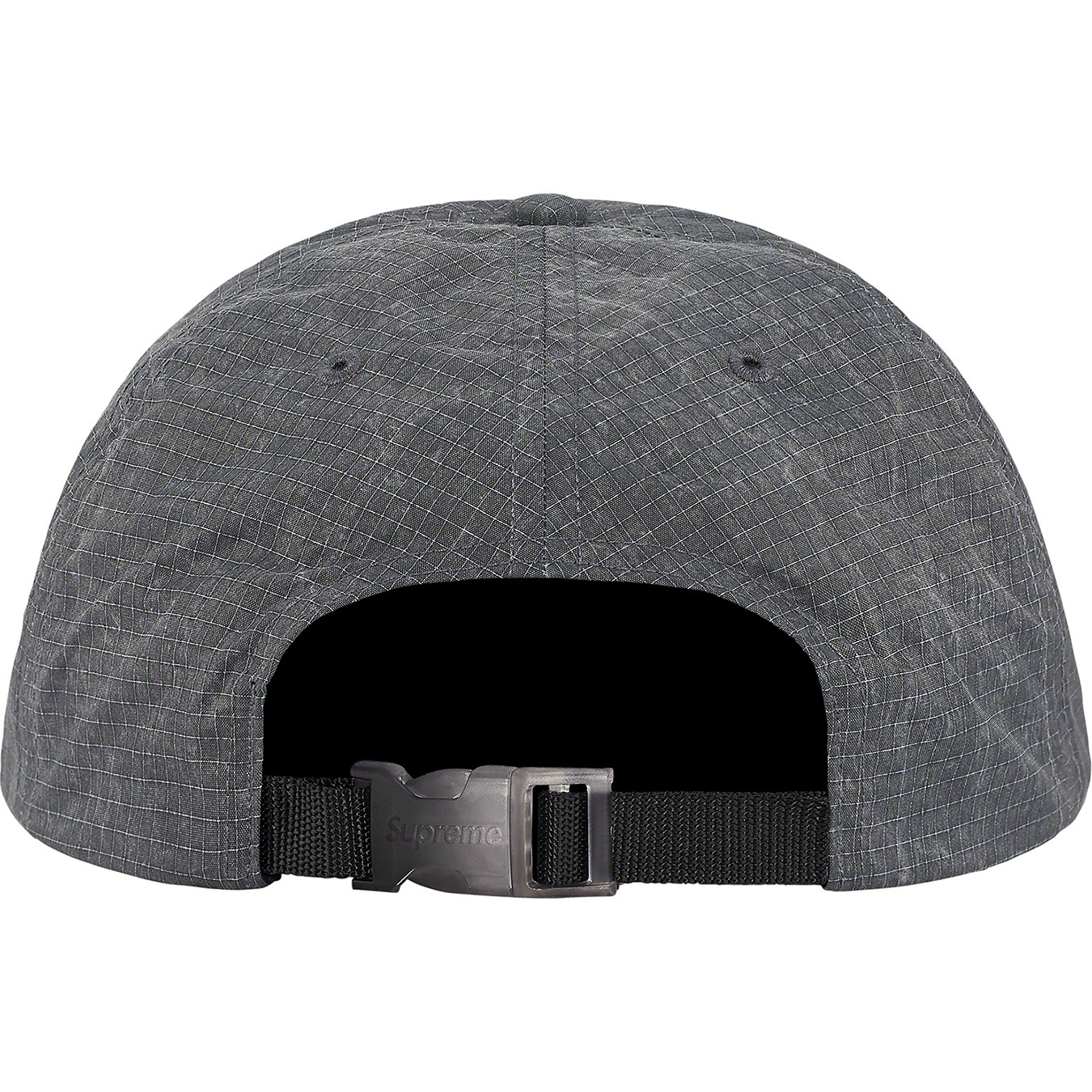 Supreme Faded Ripstop 6-Panel (SS21) - Black - $48