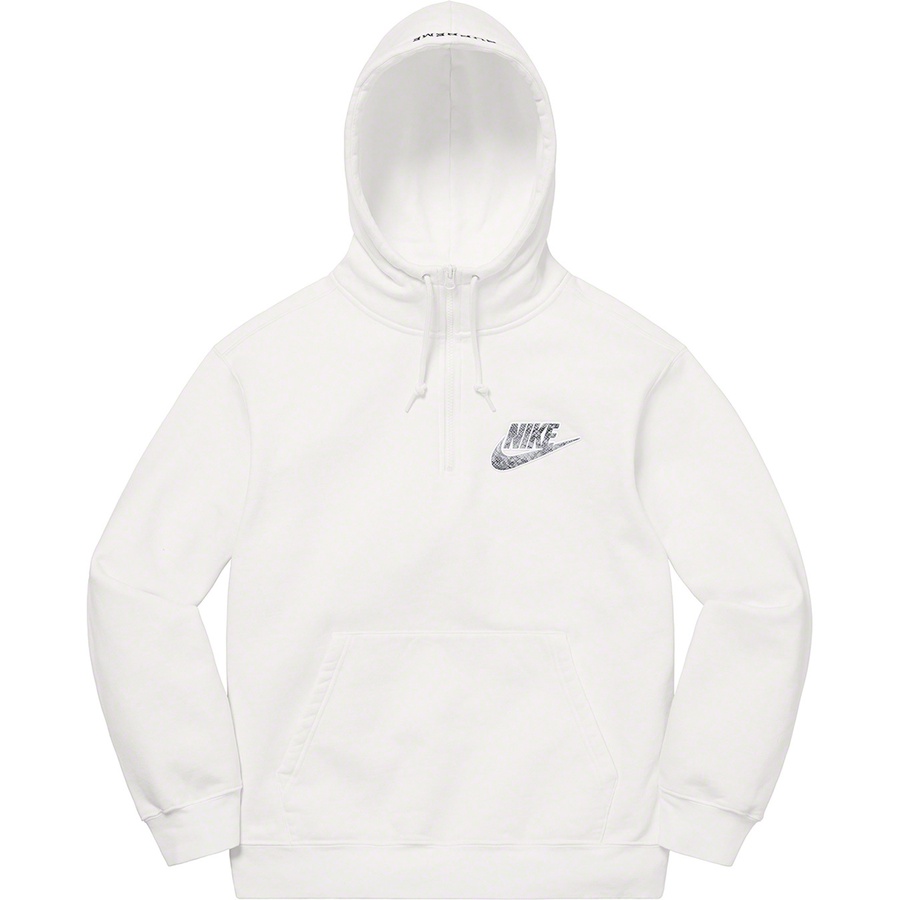 Supreme Supreme Nike Half Zip Hooded Sweatshirt (SS21) - White - $148