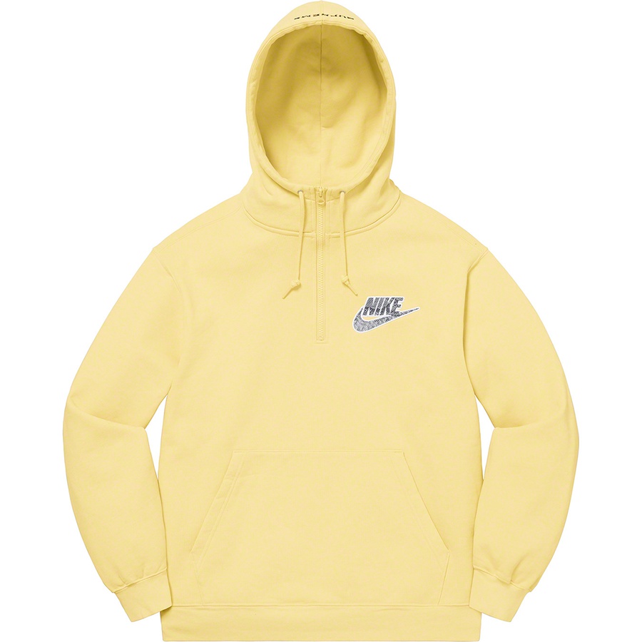 Supreme Supreme Nike Half Zip Hooded Sweatshirt (SS21) - Pale Yellow - $148