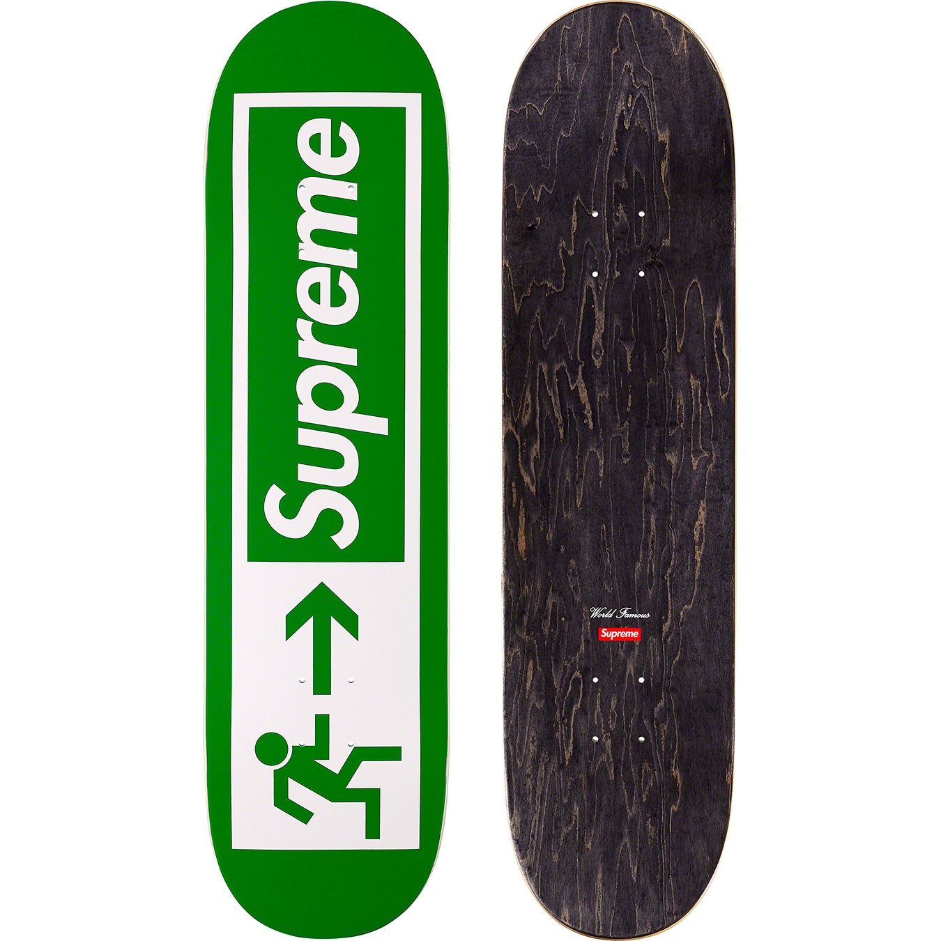 Supreme Exit Skateboard (SS21) - Green - 8.125" x 32.125"  - $52