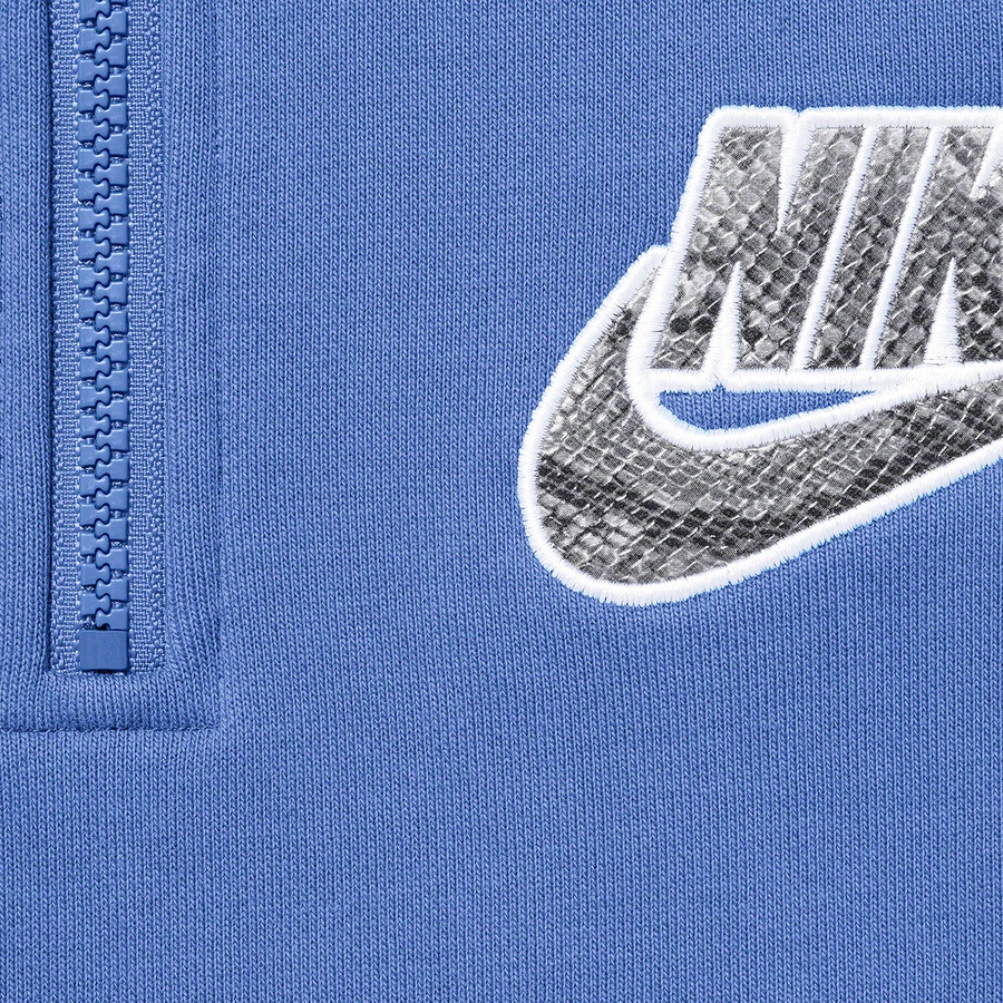 Supreme Supreme Nike Half Zip Hooded Sweatshirt (SS21) - Blue - $148