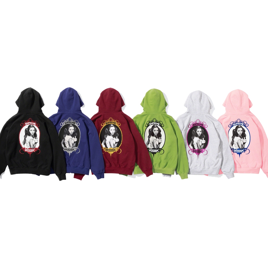 Supreme Supreme HYSTERIC GLAMOUR Zip Up Hooded Sweatshirt (SS21) - $178