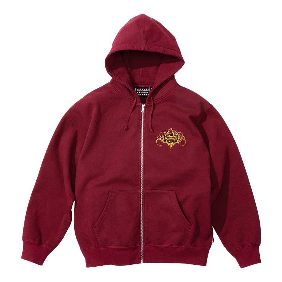 Supreme Supreme HYSTERIC GLAMOUR Zip Up Hooded Sweatshirt (SS21) - $178