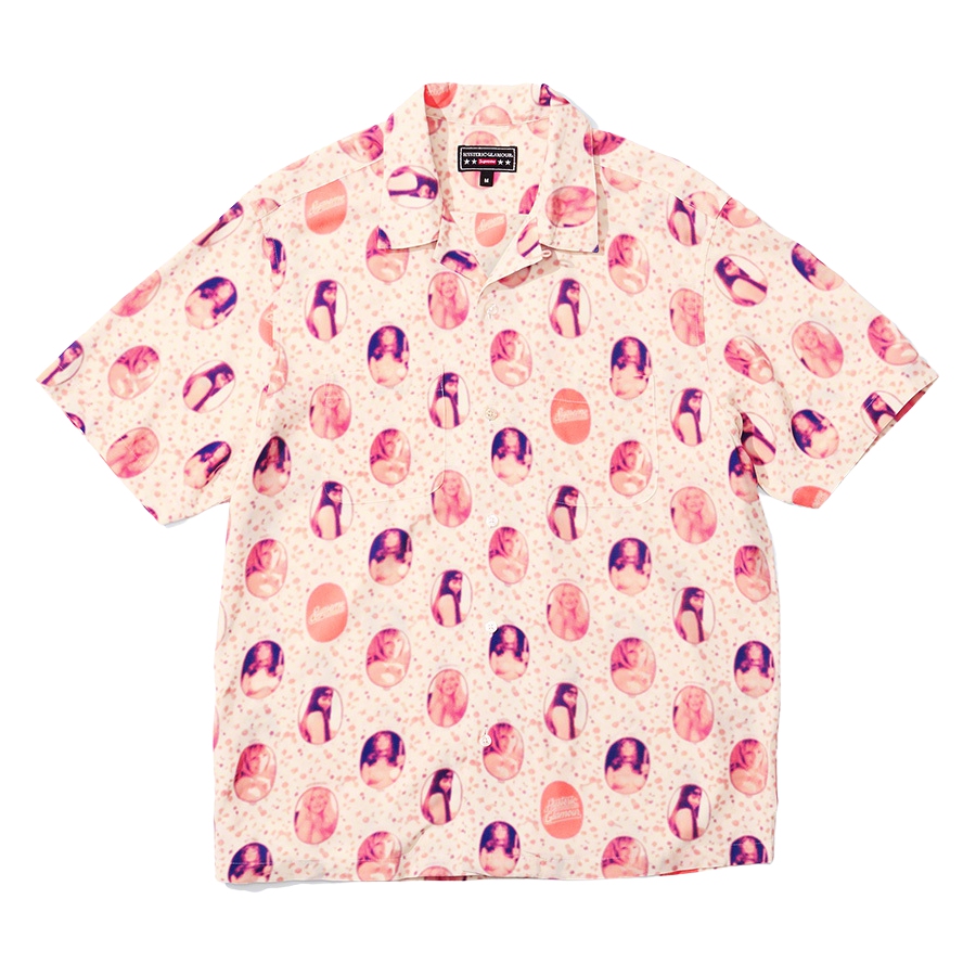 Supreme Supreme HYSTERIC GLAMOUR Blurred Girls Rayon S S Shirt (SS21) - $148