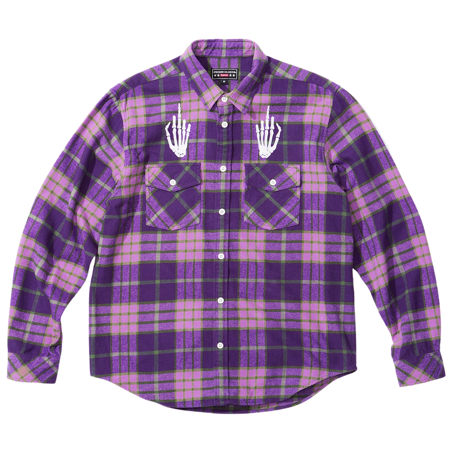 Supreme Supreme HYSTERIC GLAMOUR Plaid Flannel Shirt (SS21) - $158