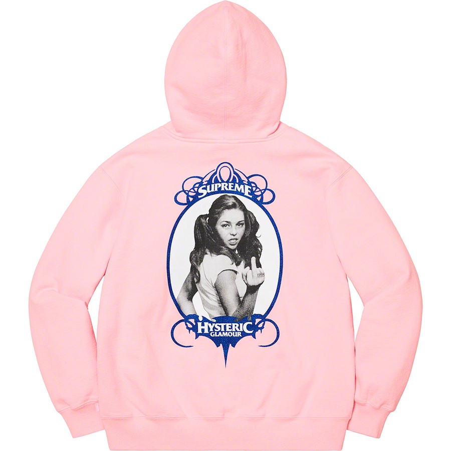 Supreme Supreme HYSTERIC GLAMOUR Zip Up Hooded Sweatshirt (SS21) - Light Pink - $178