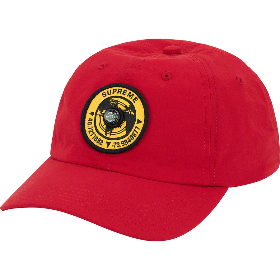 Supreme Compass 6-Panel (SS21) - Red - $48