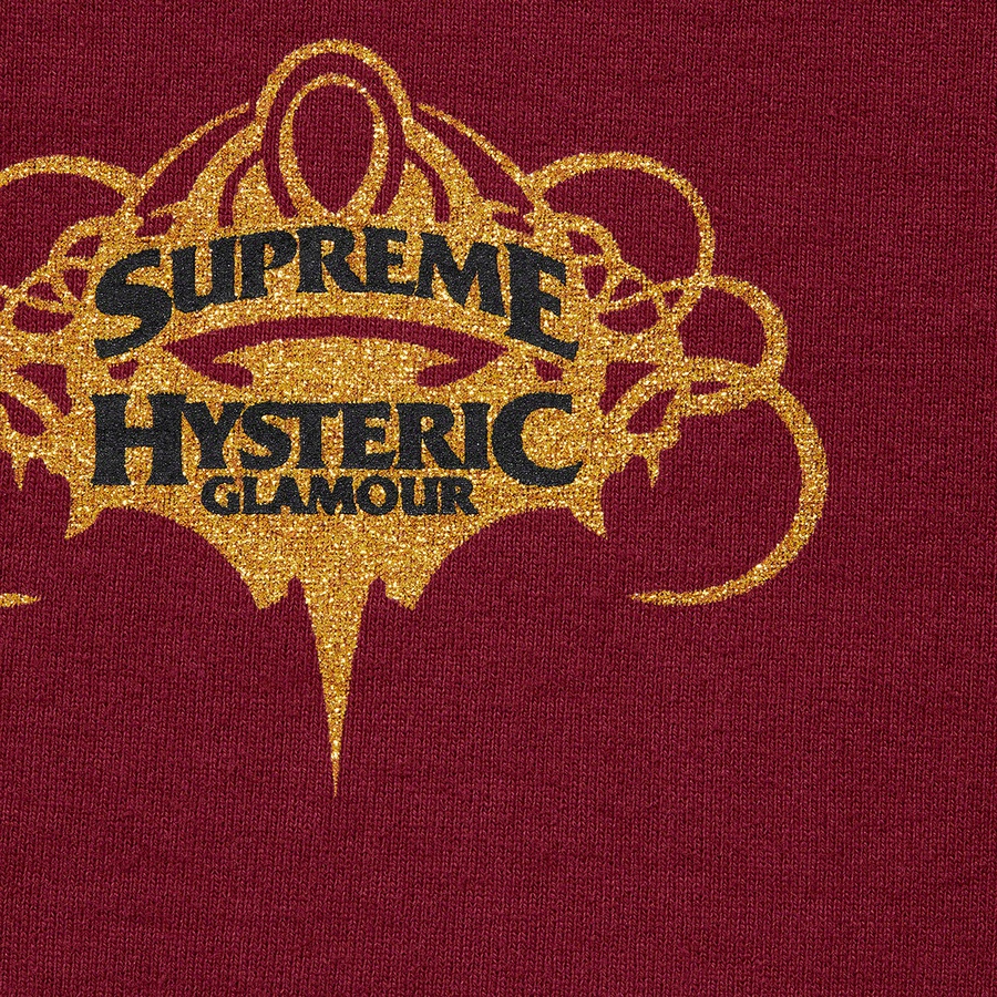 Supreme Supreme HYSTERIC GLAMOUR Zip Up Hooded Sweatshirt (SS21) - Cardinal - $178