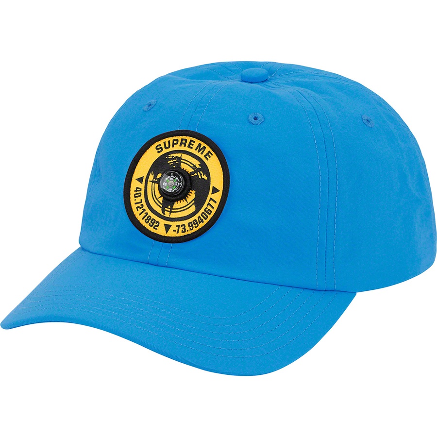 Supreme Compass 6-Panel (SS21) - Cyan - $48