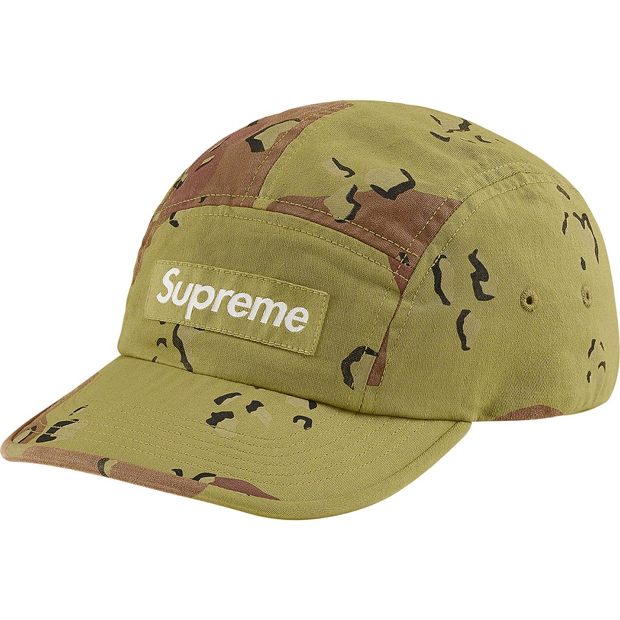 Supreme Overdyed Camo Camp Cap (SS21) - Green - $54