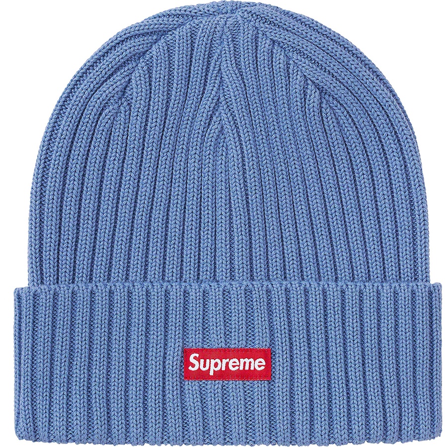Supreme Overdyed Beanie (SS21) - Blue - $38
