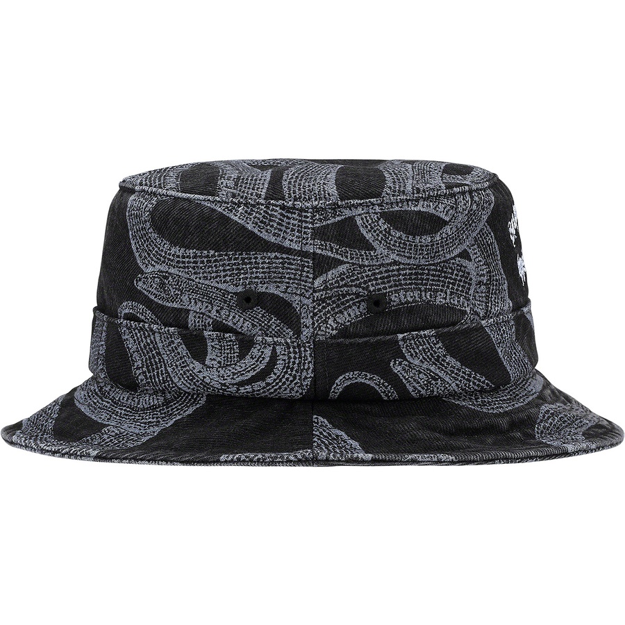 Supreme Supreme HYSTERIC GLAMOUR Snake Denim Crusher (SS21) - Black - $66