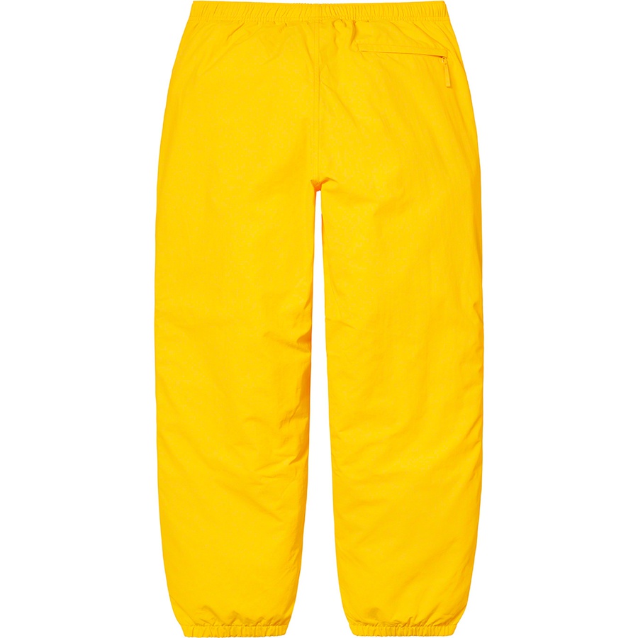 Supreme Reflective Zip Track Pant (SS21) - Yellow - $138