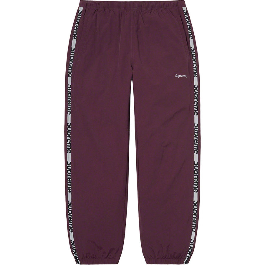 Supreme Reflective Zip Track Pant (SS21) - Purple - $138