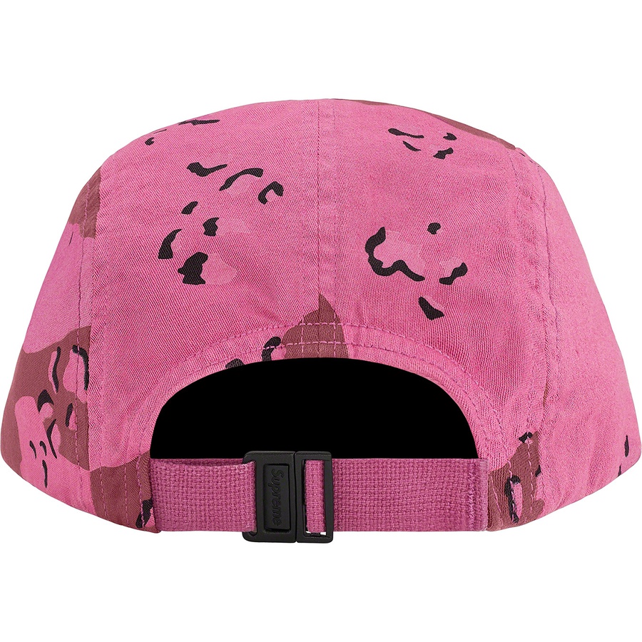 Supreme Overdyed Camo Camp Cap (SS21) - Pink - $54