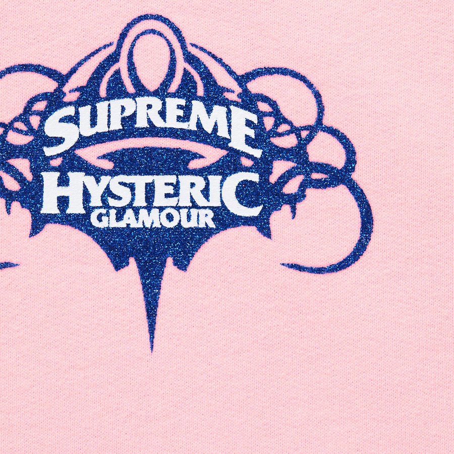 Supreme Supreme HYSTERIC GLAMOUR Zip Up Hooded Sweatshirt (SS21) - Light Pink - $178