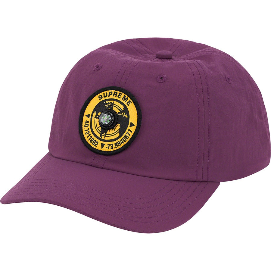 Supreme Compass 6-Panel (SS21) - Purple - $48
