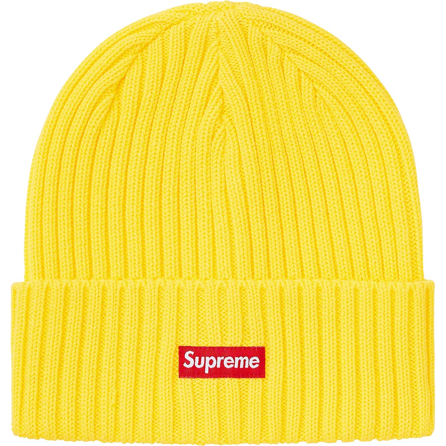 Supreme Overdyed Beanie (SS21) - Yellow - $38
