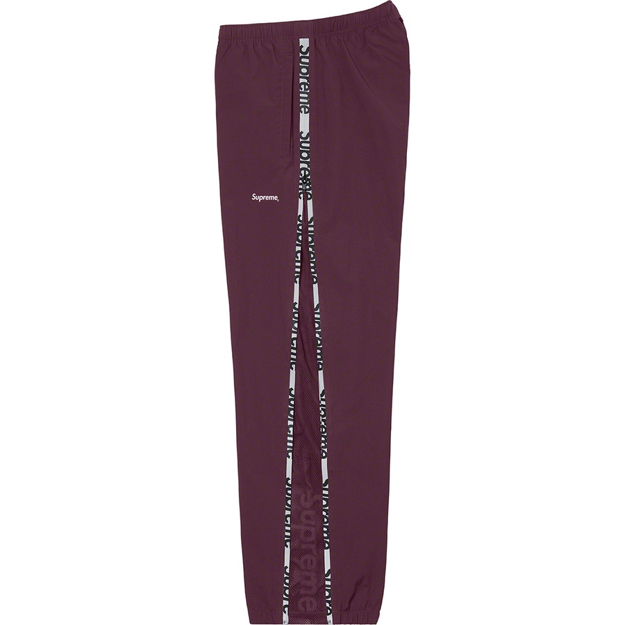 Supreme Reflective Zip Track Pant (SS21) - Purple - $138