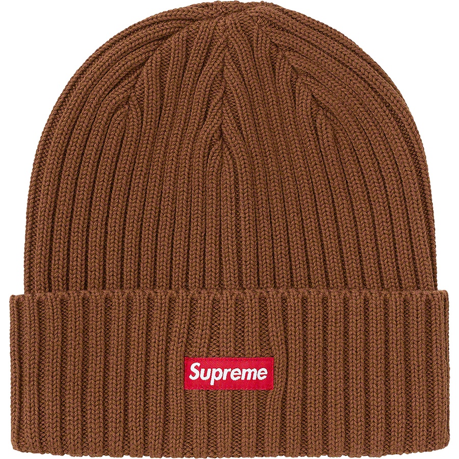 Supreme Overdyed Beanie (SS21) - Brown - $38